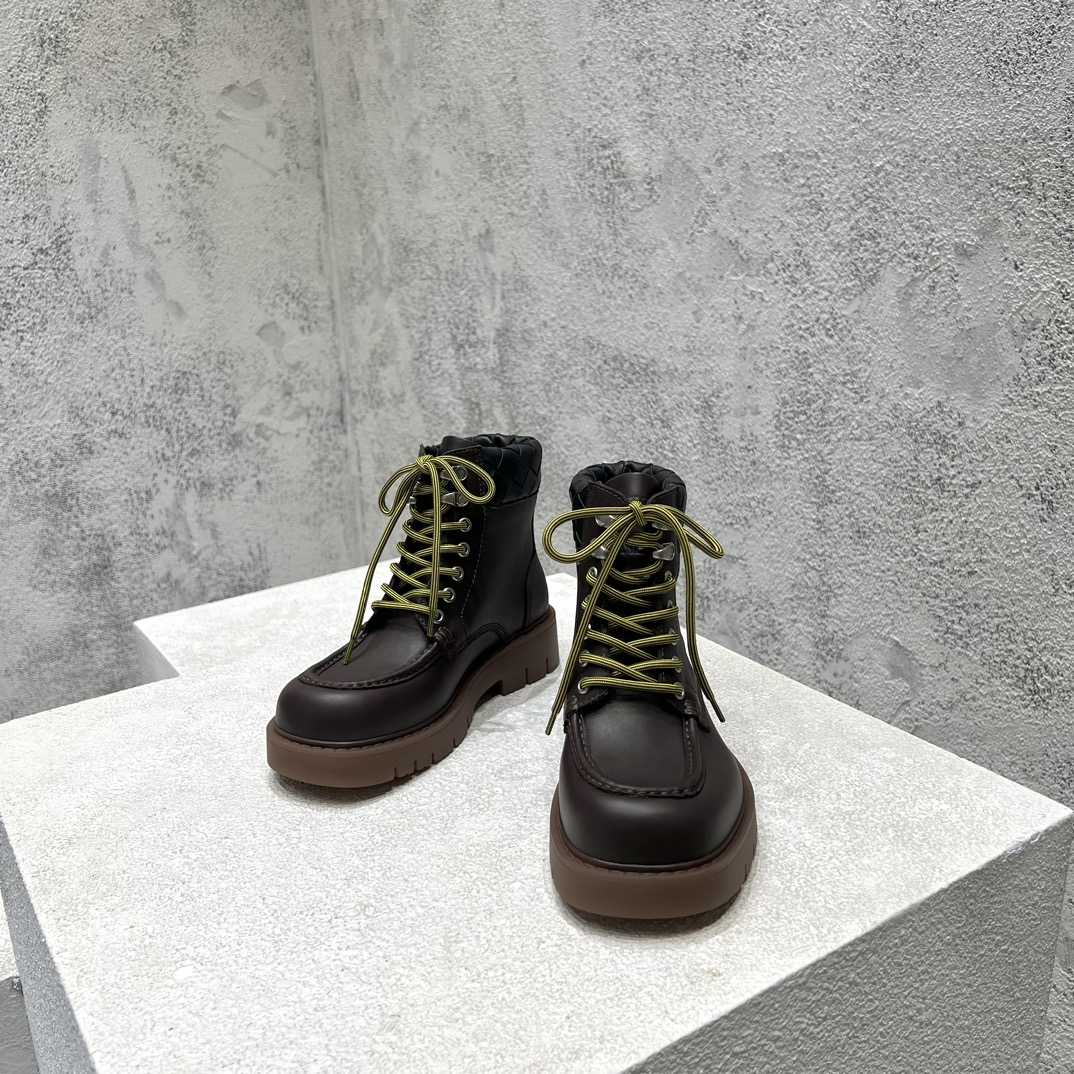 Bottega Veneta Haddock Lace-Up Ankle Boot - PerfectKickZ