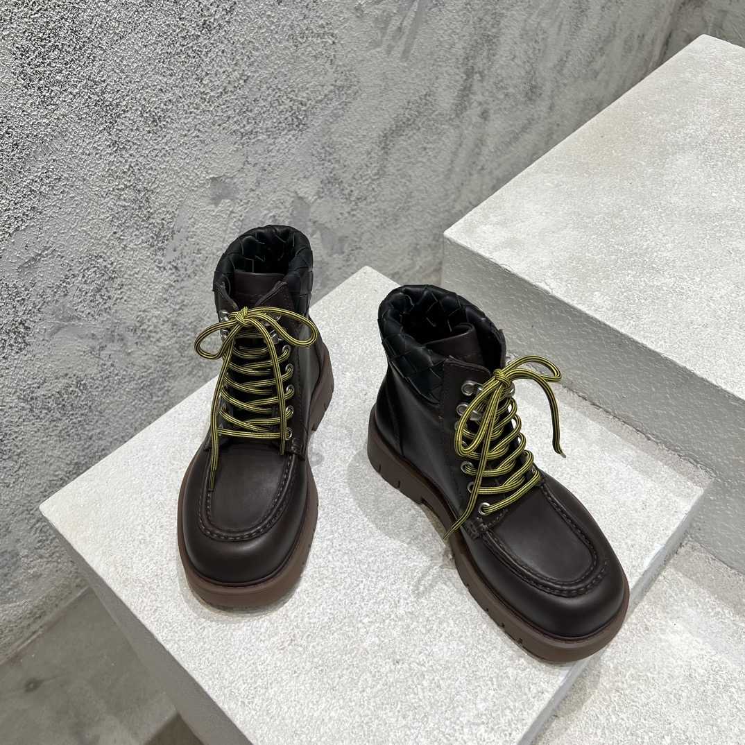 Bottega Veneta Haddock Lace-Up Ankle Boot - PerfectKickZ