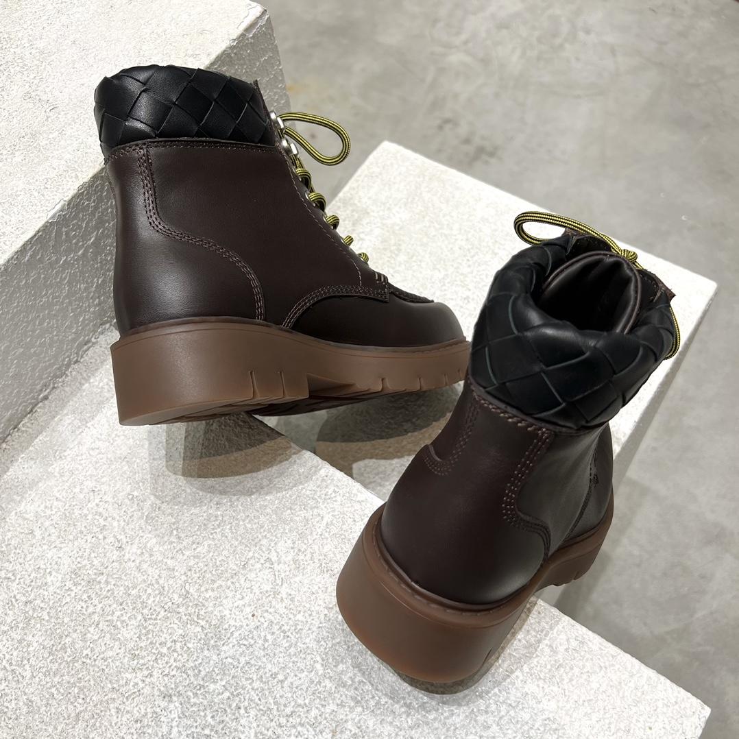 Bottega Veneta Haddock Lace-Up Ankle Boot - PerfectKickZ