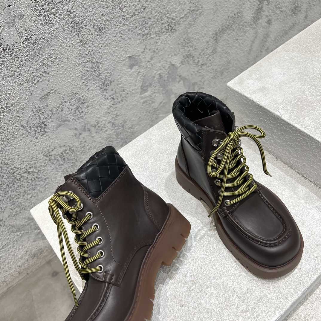 Bottega Veneta Haddock Lace-Up Ankle Boot - PerfectKickZ