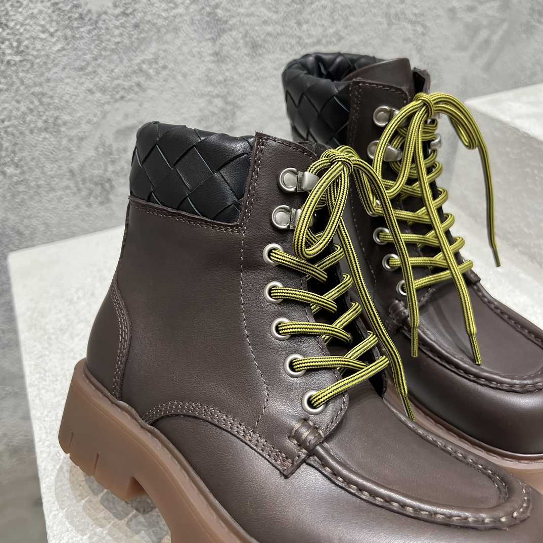 Bottega Veneta Haddock Lace-Up Ankle Boot - PerfectKickZ