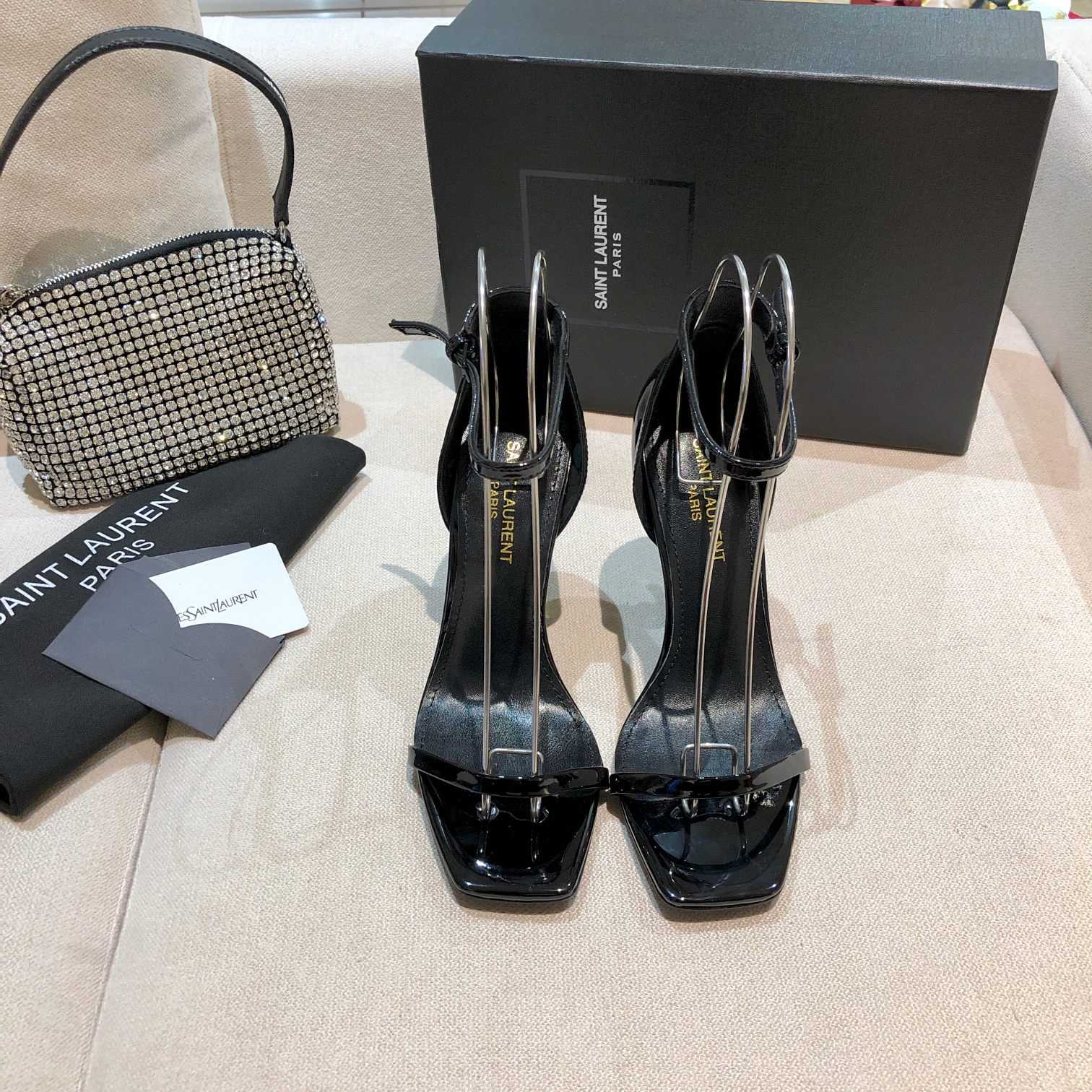 Saint Laurent 110mm Opyum Sandals - PerfectKickZ