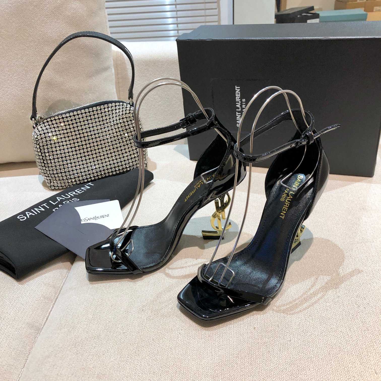 Saint Laurent 110mm Opyum Sandals - PerfectKickZ