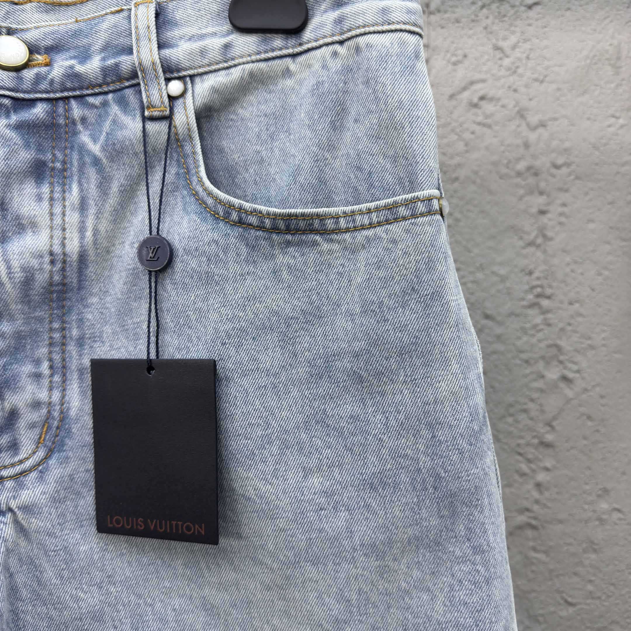 Louis Vuitton LV Denim Shorts    1AGTHT - PerfectKickZ