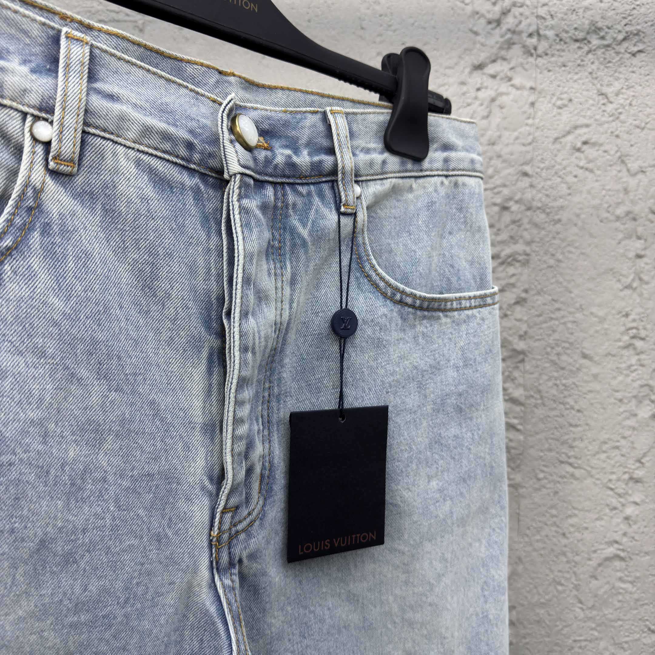 Louis Vuitton LV Denim Shorts    1AGTHT - PerfectKickZ