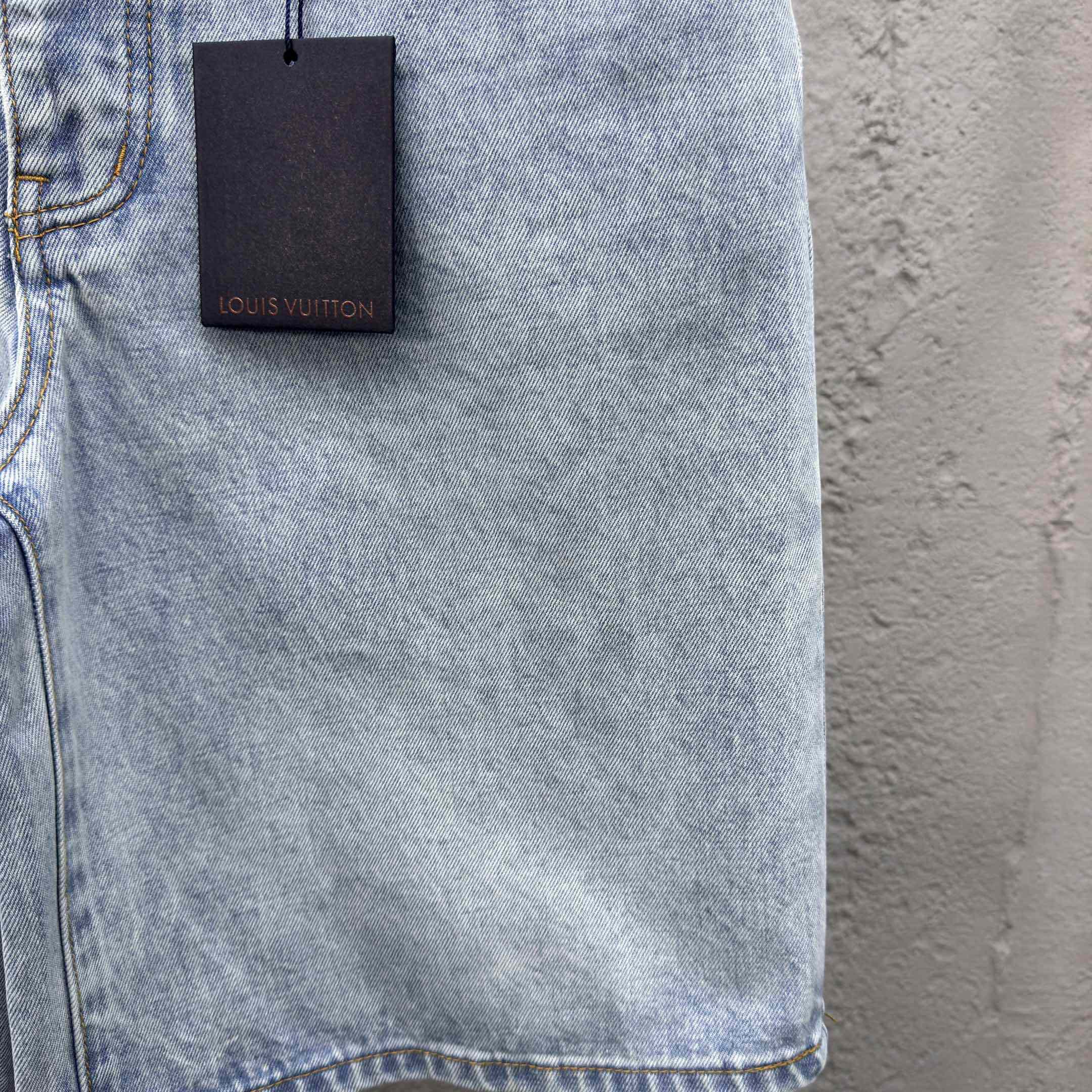 Louis Vuitton LV Denim Shorts    1AGTHT - PerfectKickZ