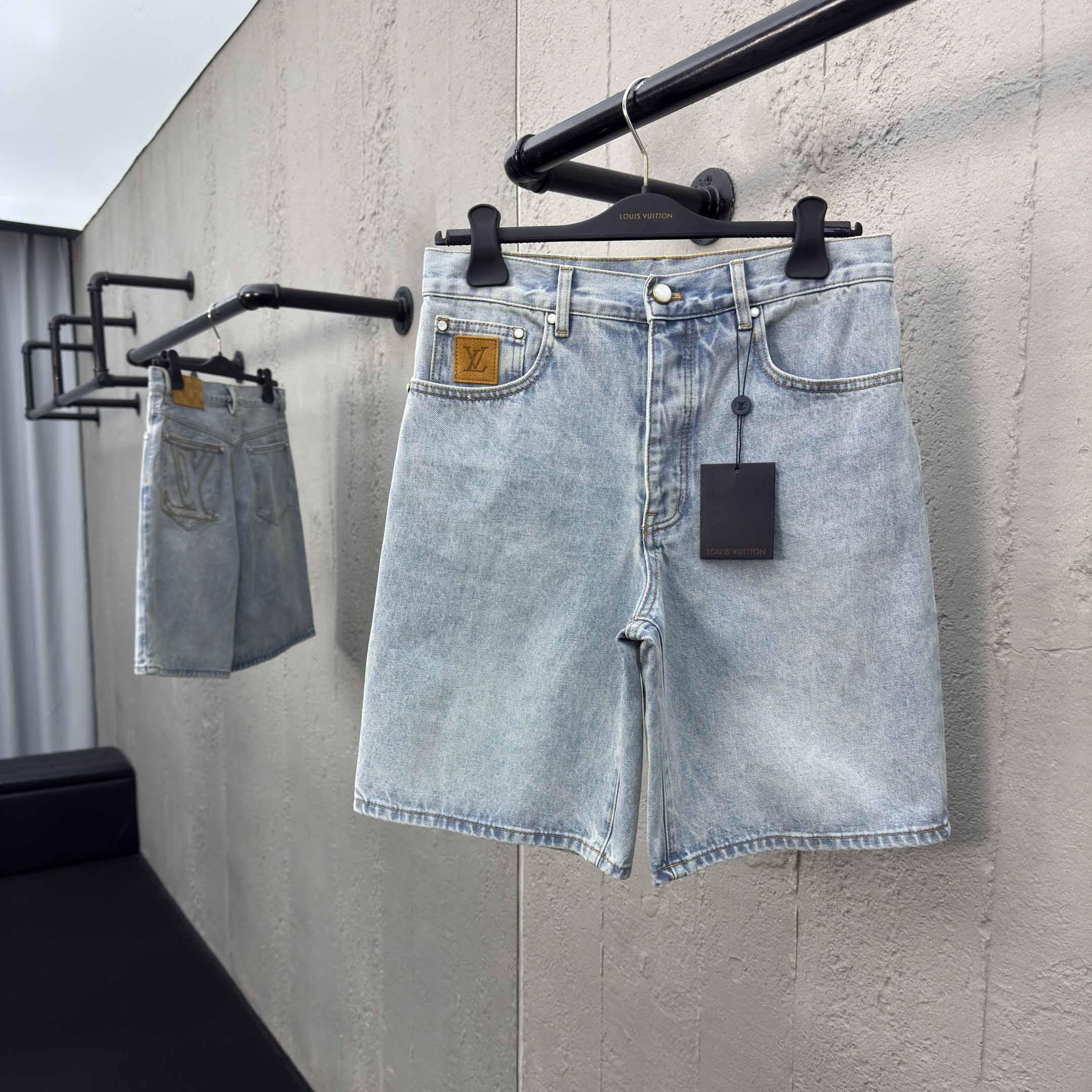 Louis Vuitton LV Denim Shorts    1AGTHT - PerfectKickZ