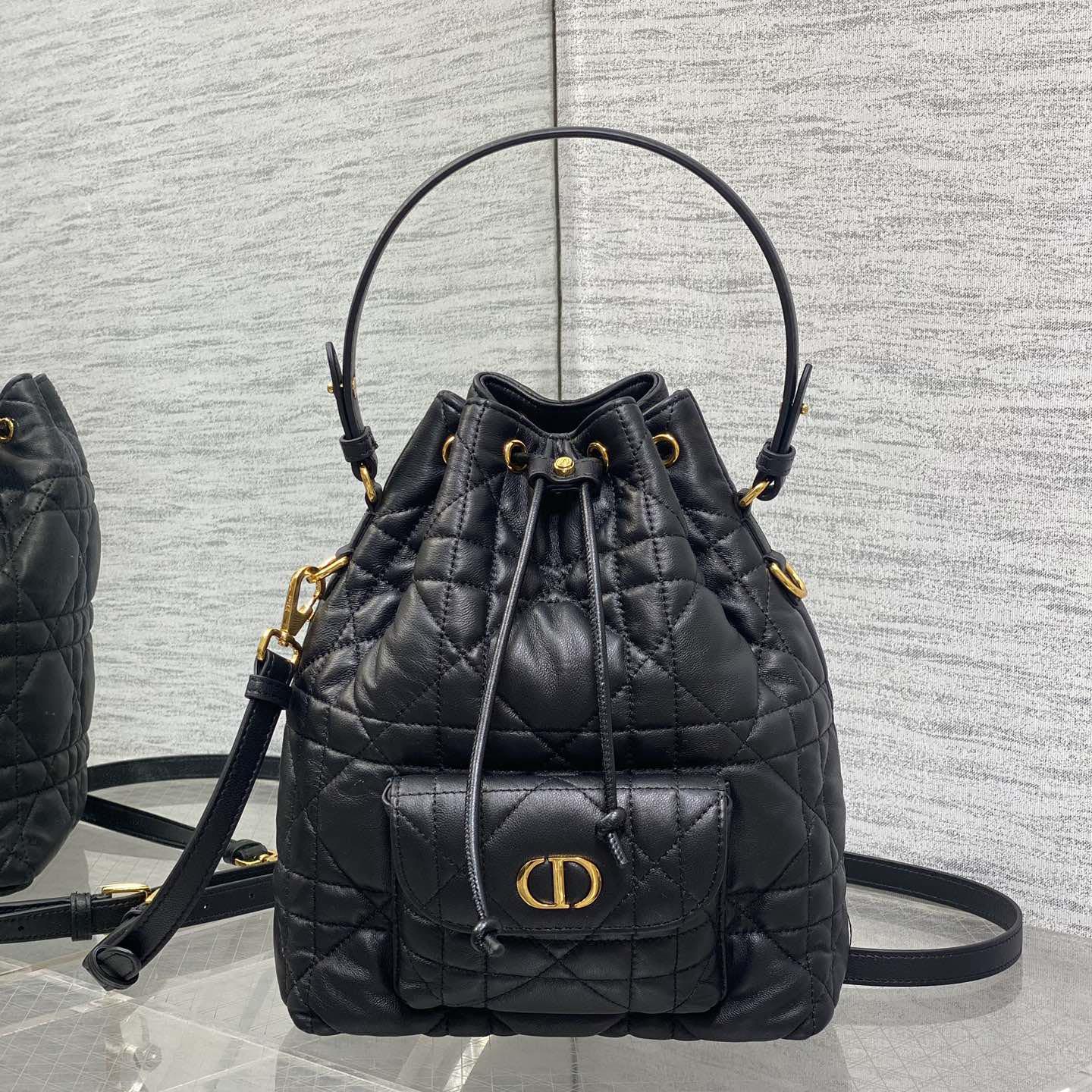 Dior Small Dior Caro Bucket Bag  - PerfectKickZ
