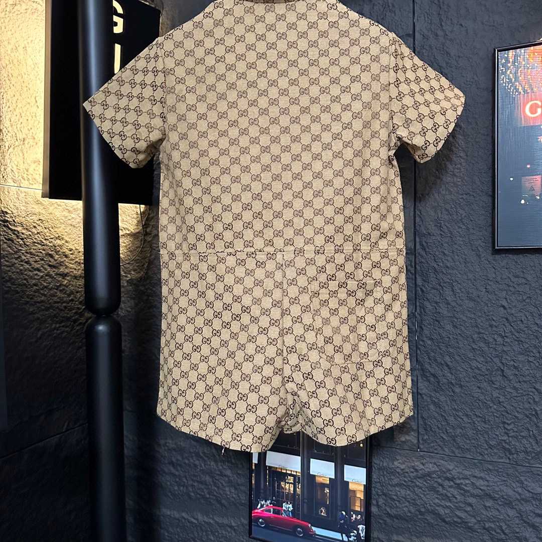 Gucci Canvas Short Sleeve Shirt - PerfectKickZ