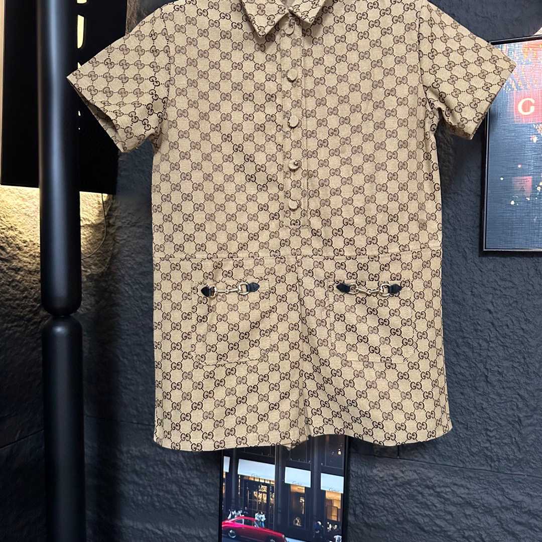 Gucci Canvas Short Sleeve Shirt - PerfectKickZ