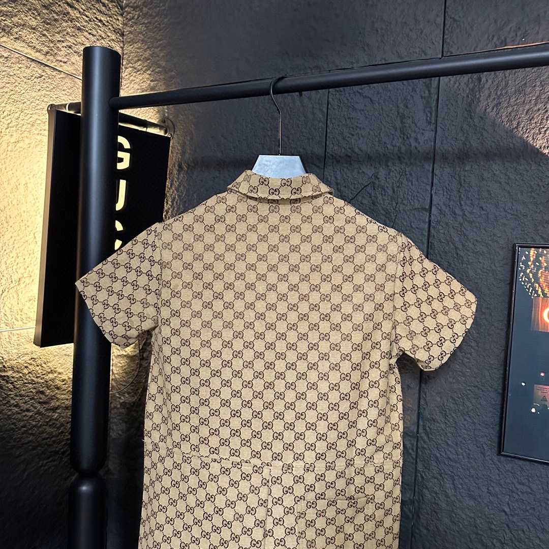 Gucci Canvas Short Sleeve Shirt - PerfectKickZ