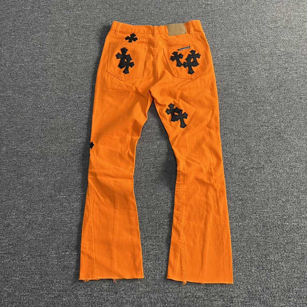 Chrome Hearts x Off-White Cross Denim 'Orange' - PerfectKickZ