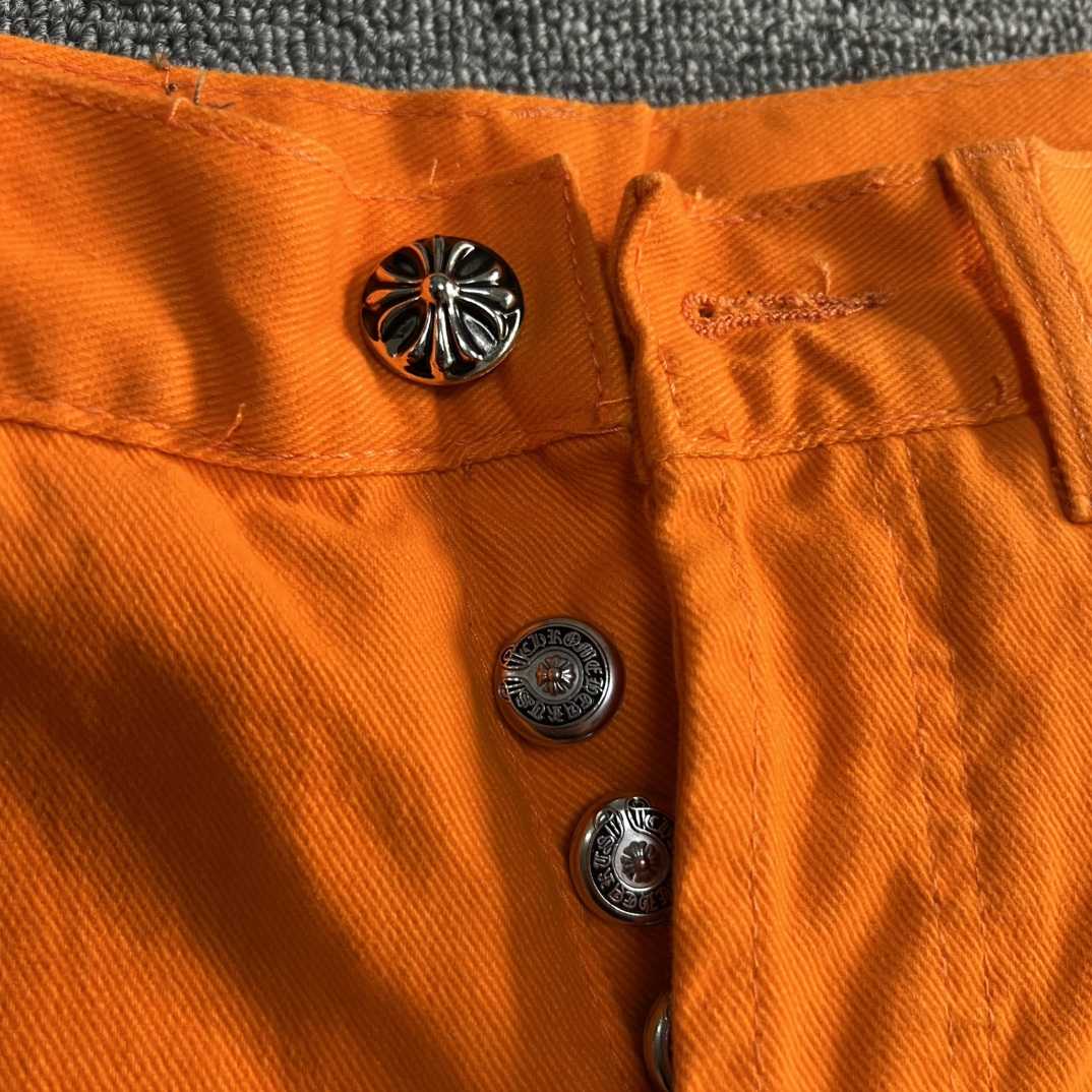 Chrome Hearts x Off-White Cross Denim 'Orange' - PerfectKickZ