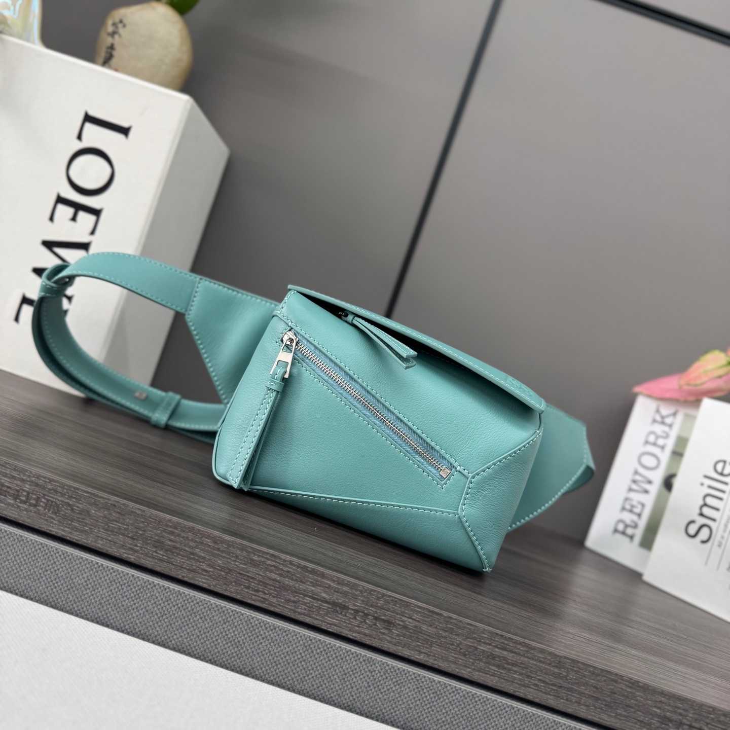 Loewe Mini Puzzle Bumbag In Classic Calfskin - PerfectKickZ