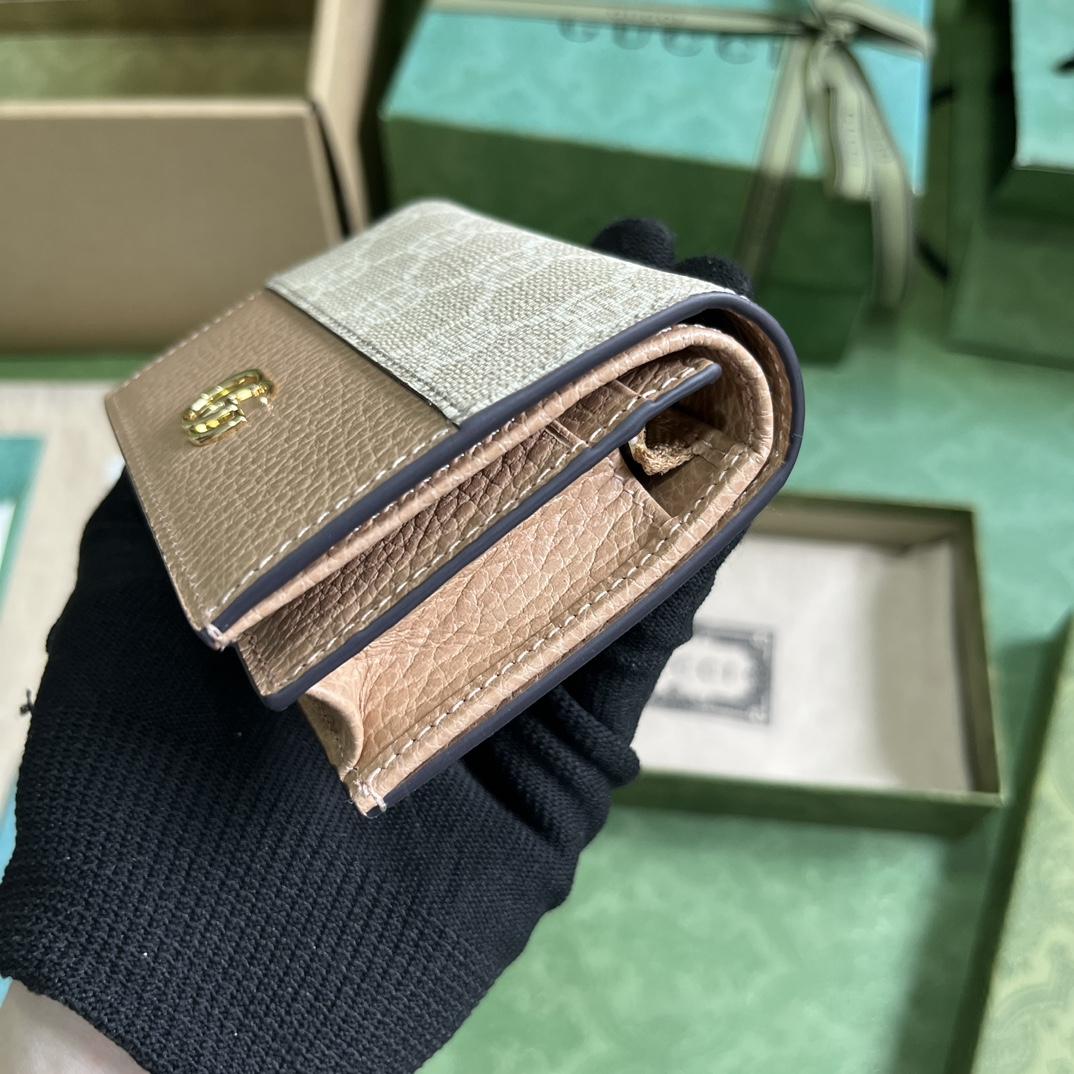 Gucci GG Marmont Card Case Wallet(11-9-3cm)    - PerfectKickZ