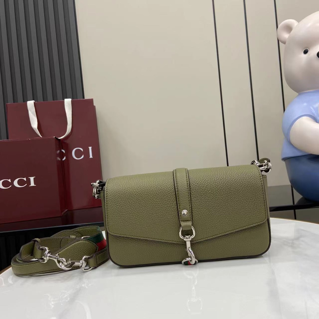 Gucci Small Crossbody Bag With Hook Closure - PerfectKickZ