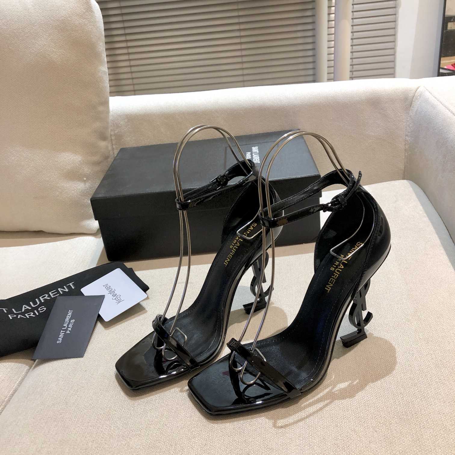 Saint Laurent 110mm Opyum Sandals - PerfectKickZ