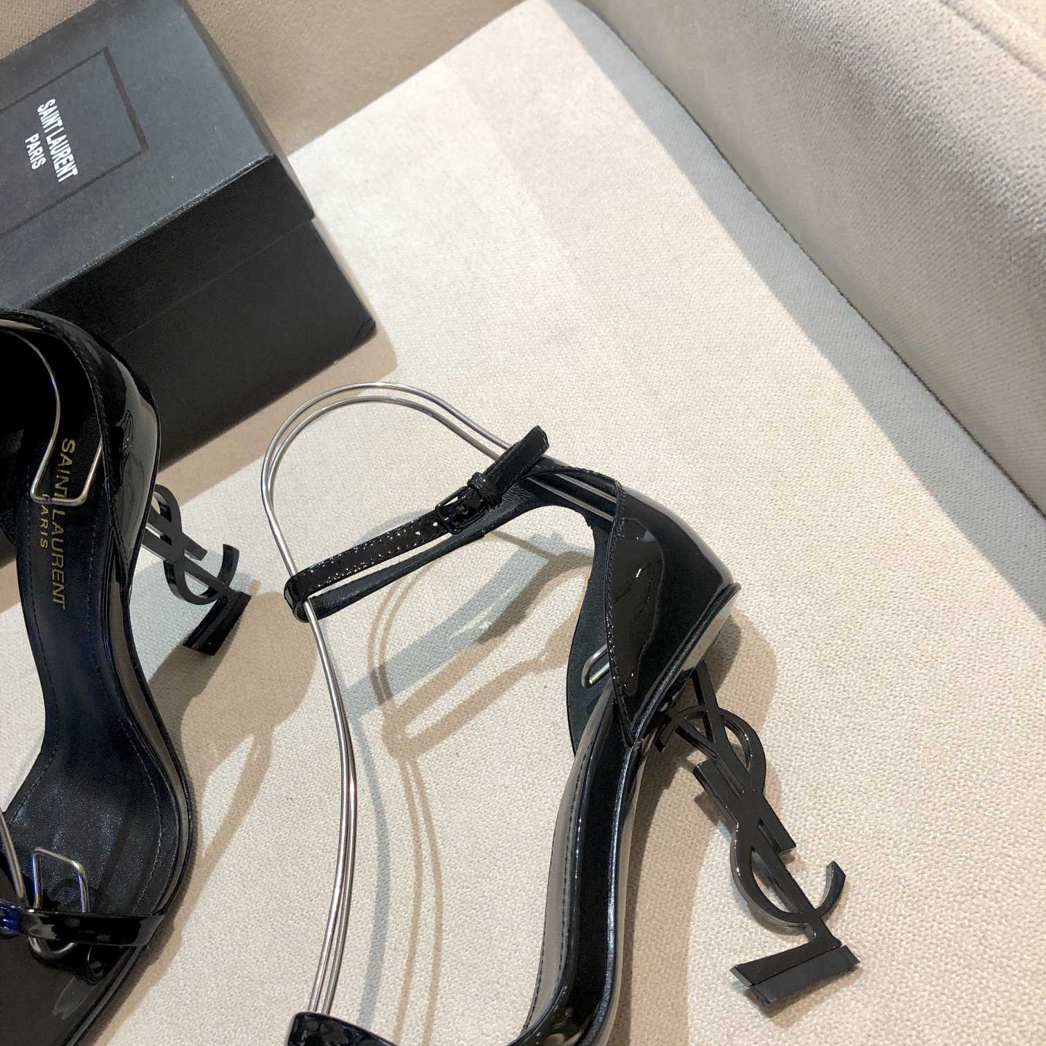 Saint Laurent 110mm Opyum Sandals - PerfectKickZ