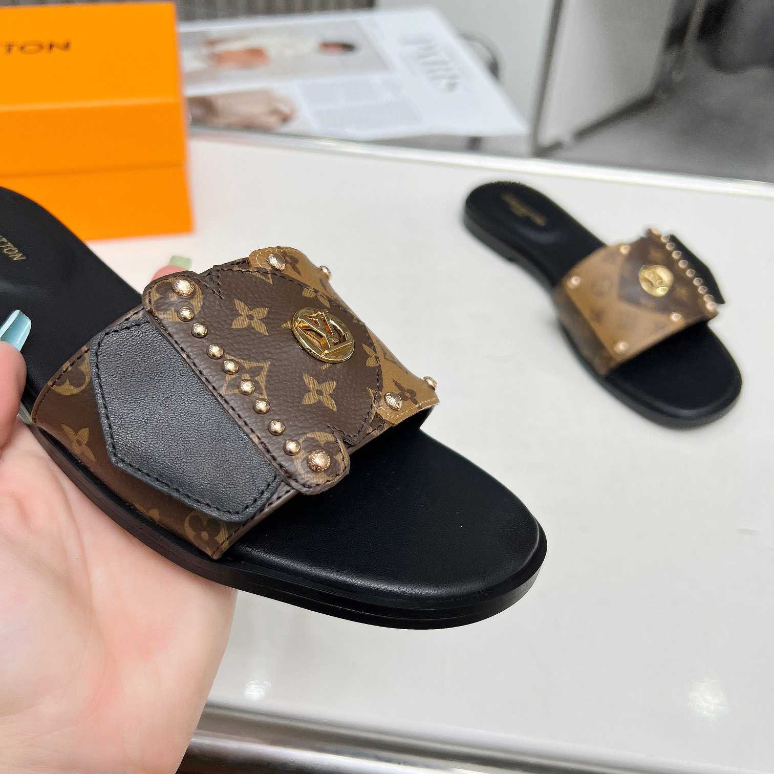 Louis Vuitton LV Frame Flat Mule   1ACXG7 - PerfectKickZ