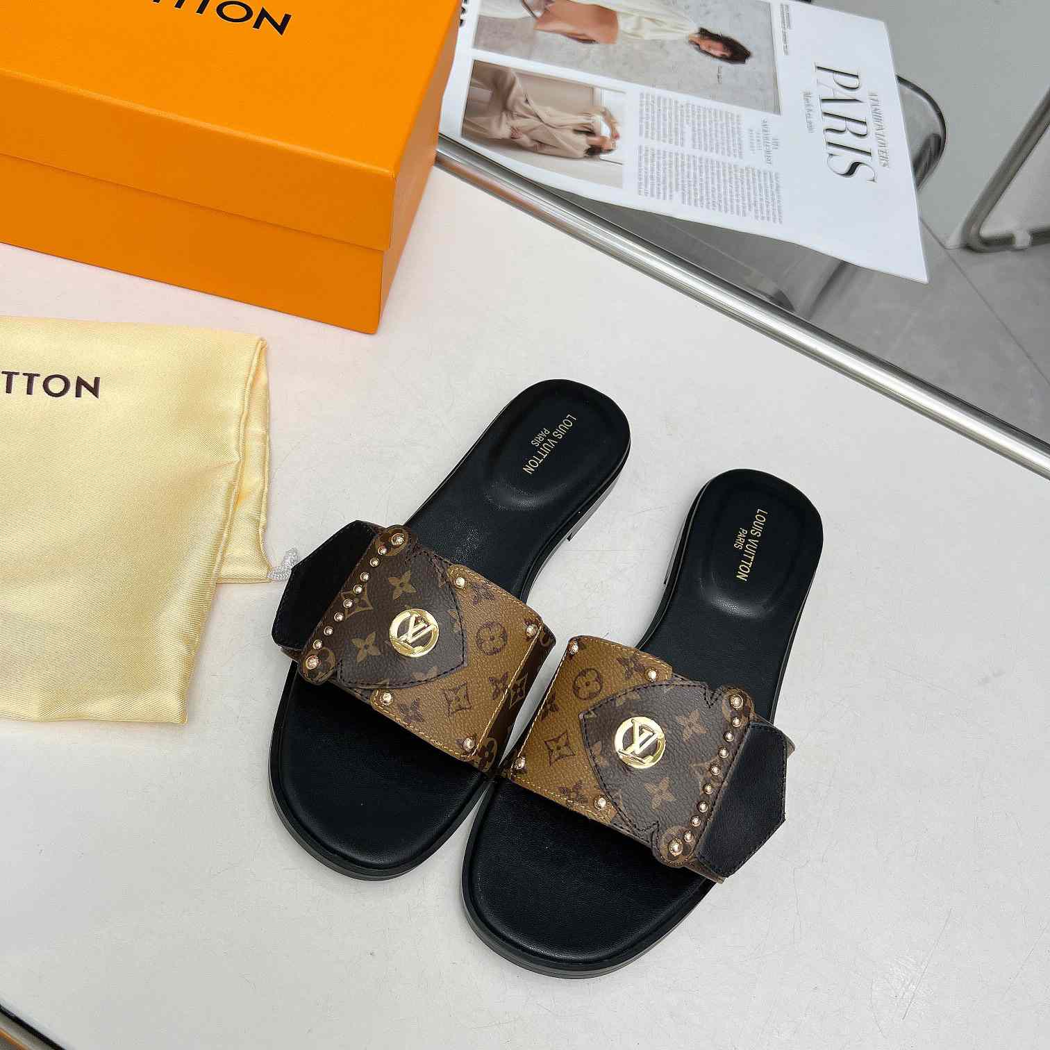 Louis Vuitton LV Frame Flat Mule   1ACXG7 - 