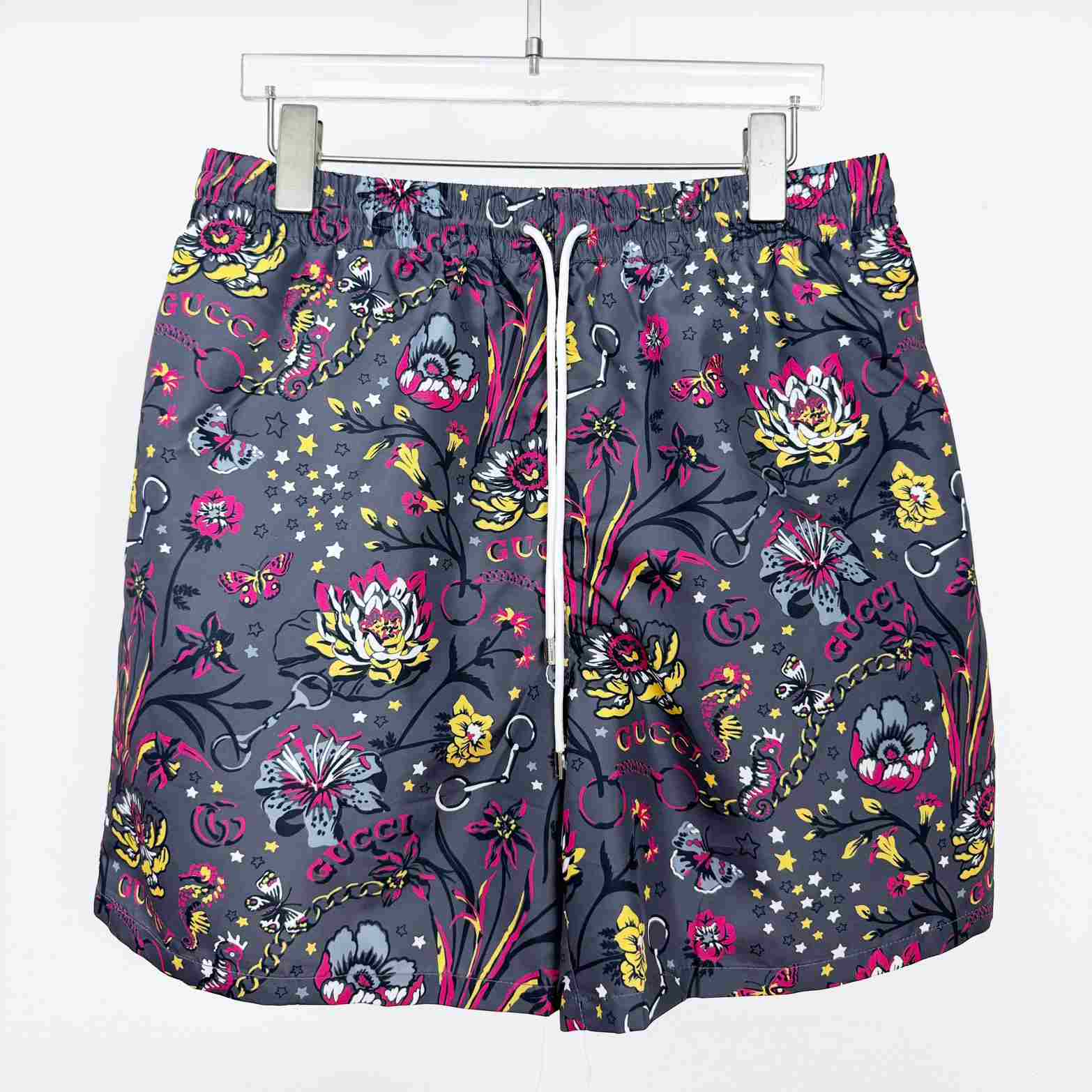 Gucci Punk Floral-print Cotton Short - PerfectKickZ