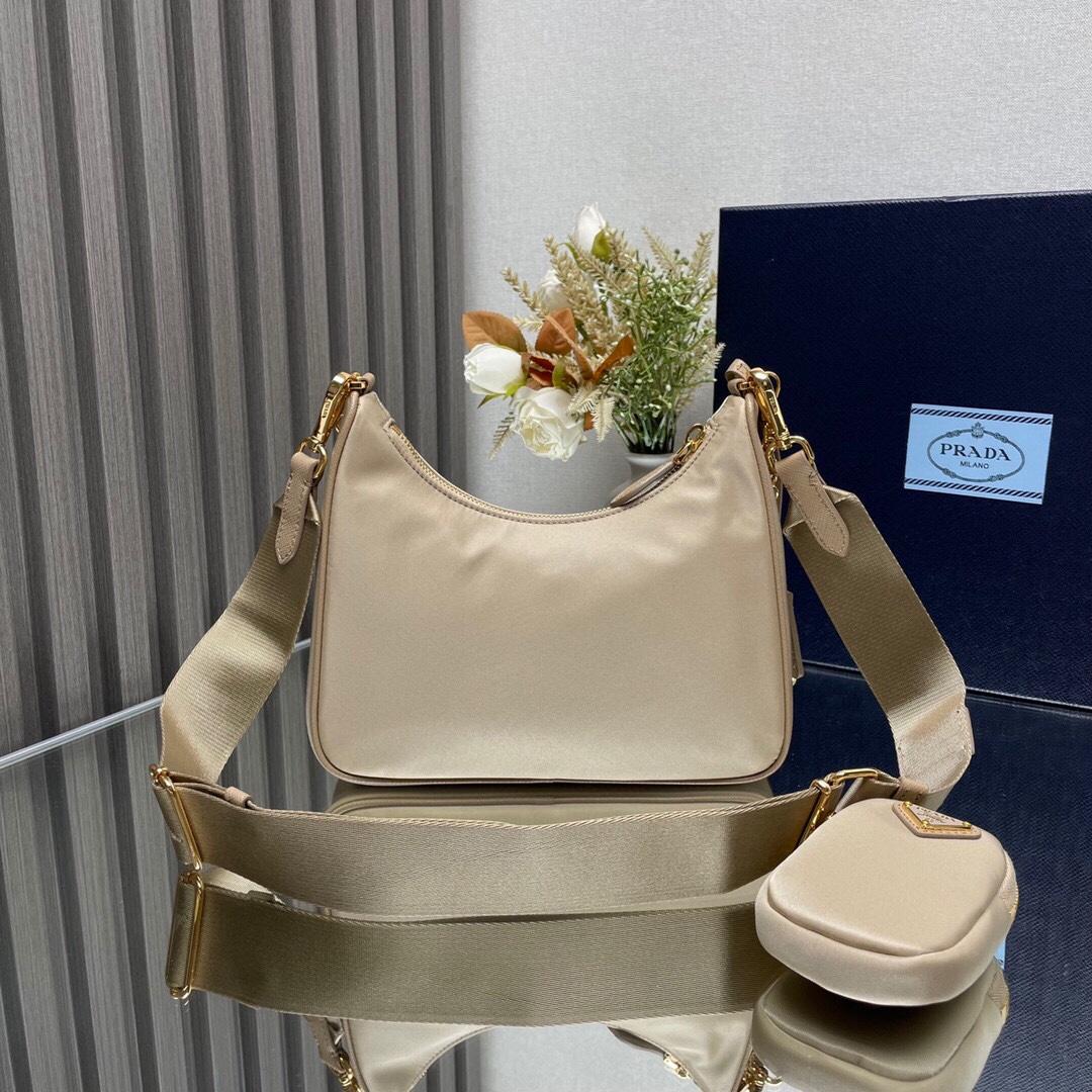 Prada Re-Edition 2005 Re-Nylon And Saffiano Leather Bag With Charm - PerfectKickZ