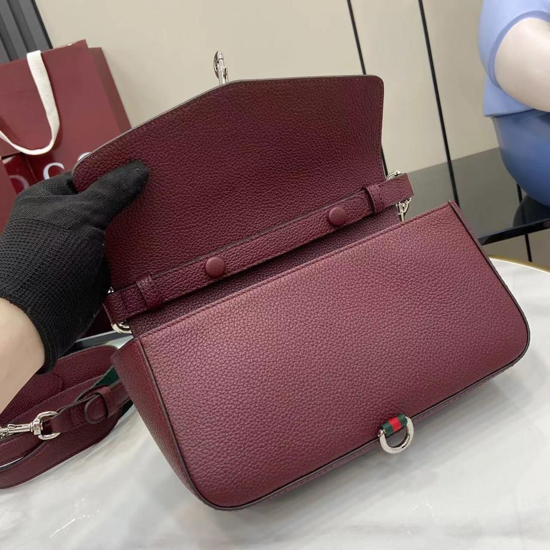 Gucci Small Crossbody Bag With Hook Closure - PerfectKickZ