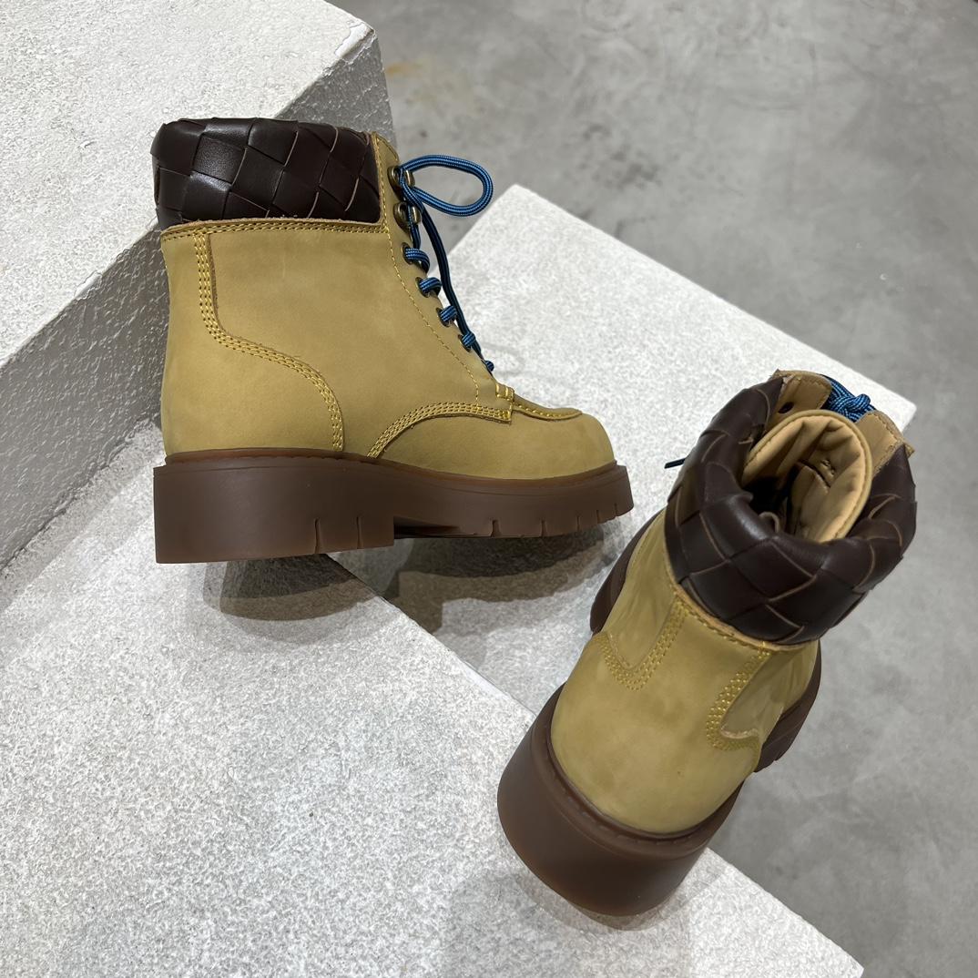 Bottega Veneta Haddock Lace-Up Ankle Boot - PerfectKickZ