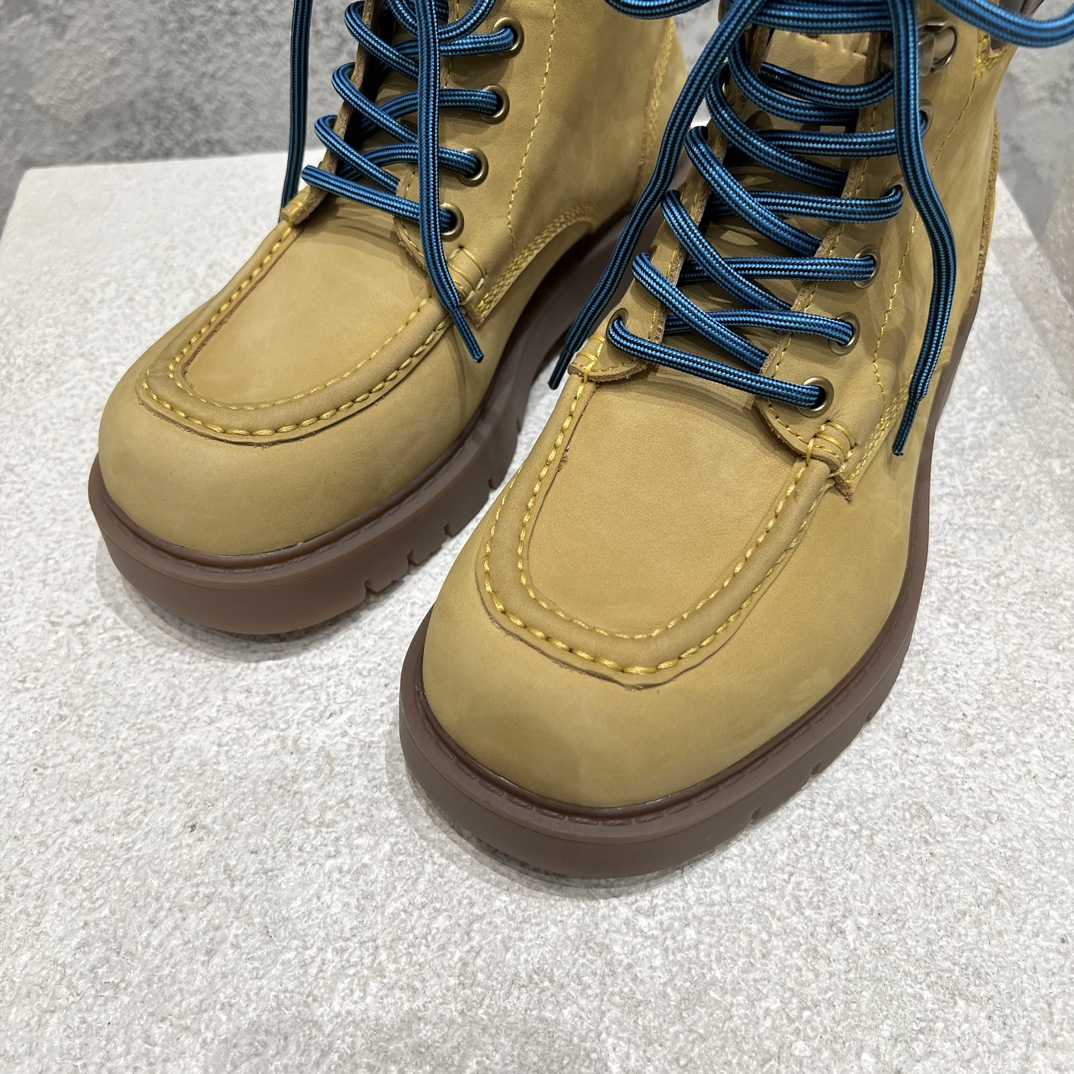 Bottega Veneta Haddock Lace-Up Ankle Boot - PerfectKickZ