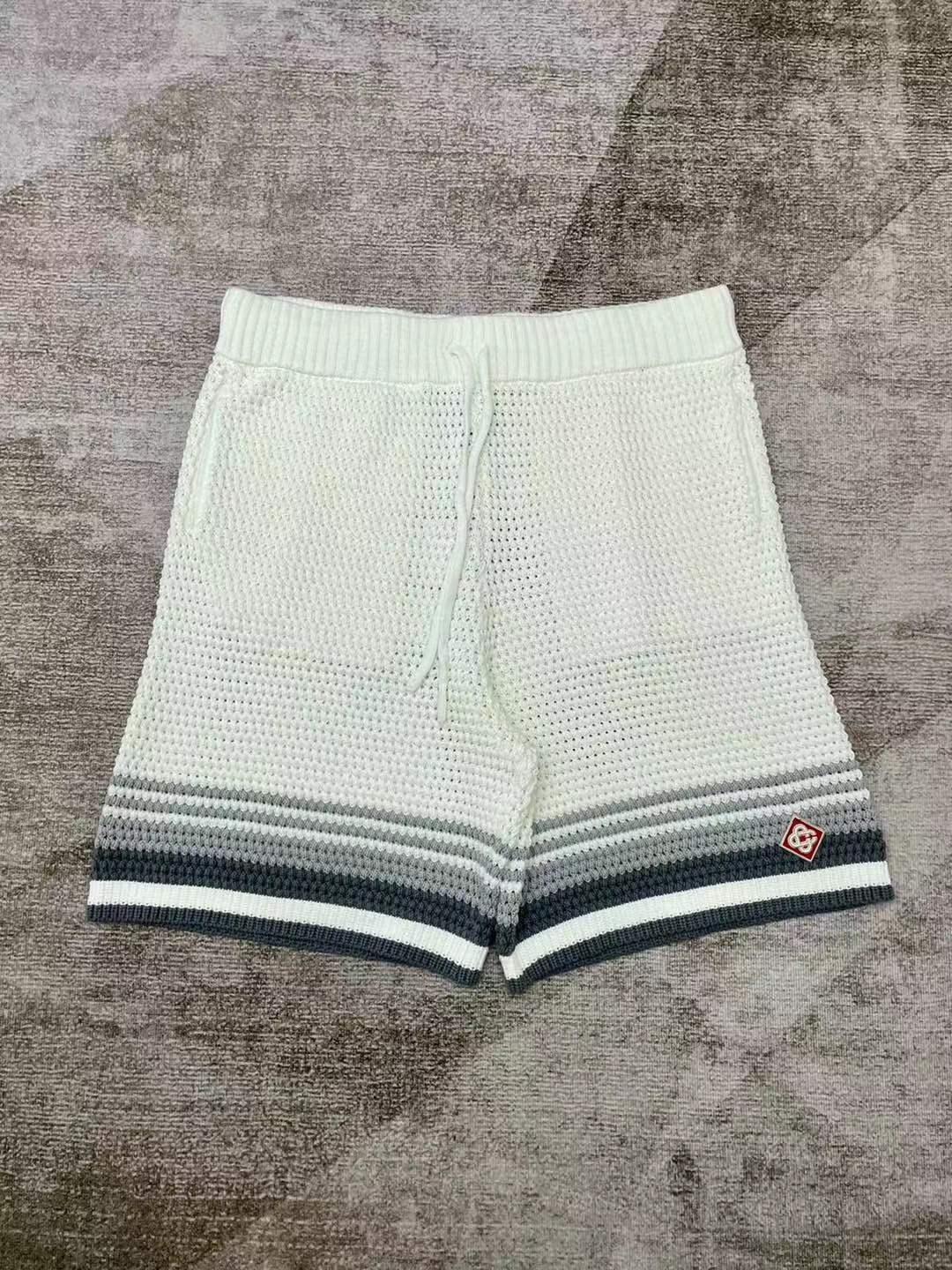 Casablanca Wavy Knit Cotton Shorts   - PerfectKickZ