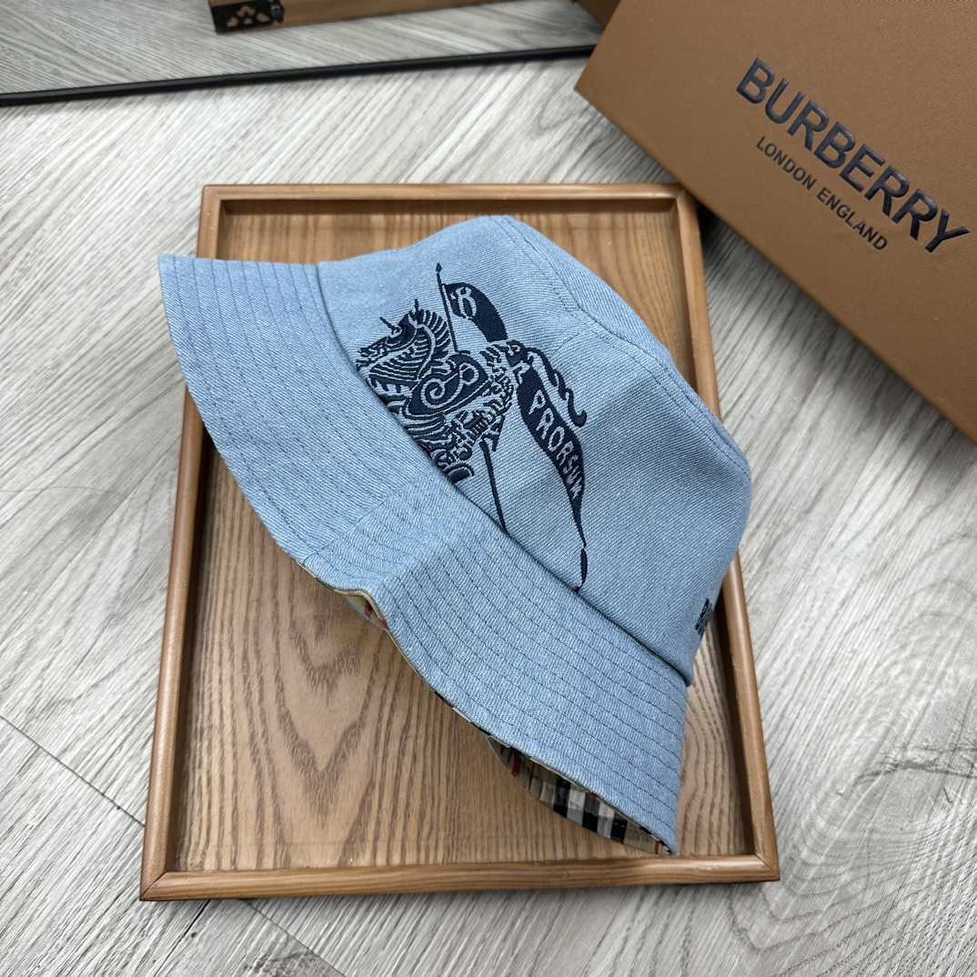 Burberry Denim Bucket Hat  - PerfectKickZ