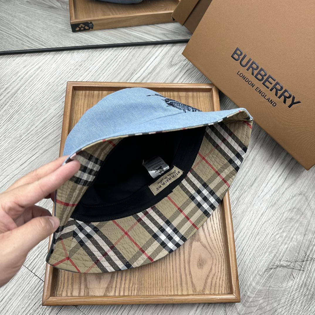 Burberry Denim Bucket Hat  - PerfectKickZ