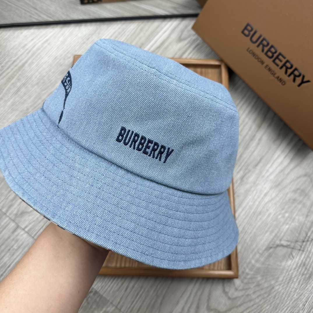 Burberry Denim Bucket Hat  - PerfectKickZ