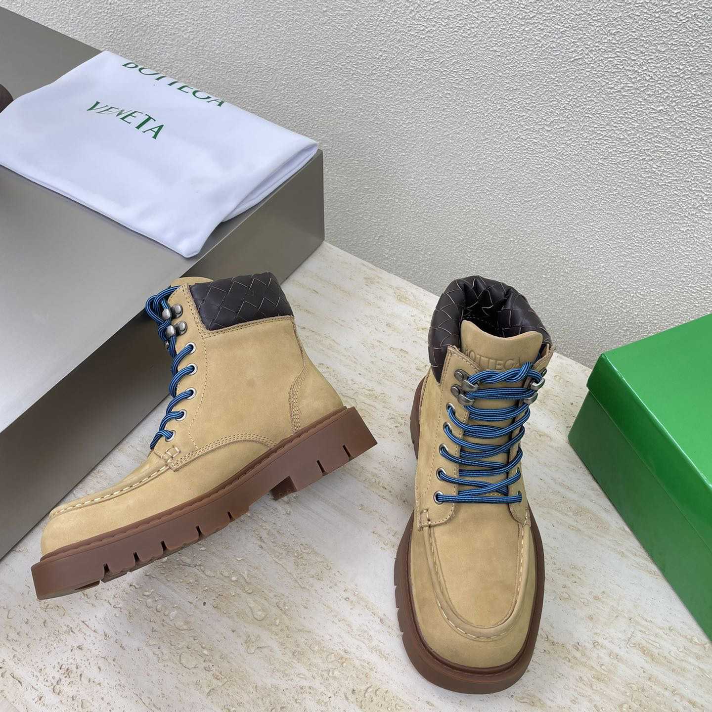 Bottega Veneta Haddock Lace-Up Ankle Boot - PerfectKickZ