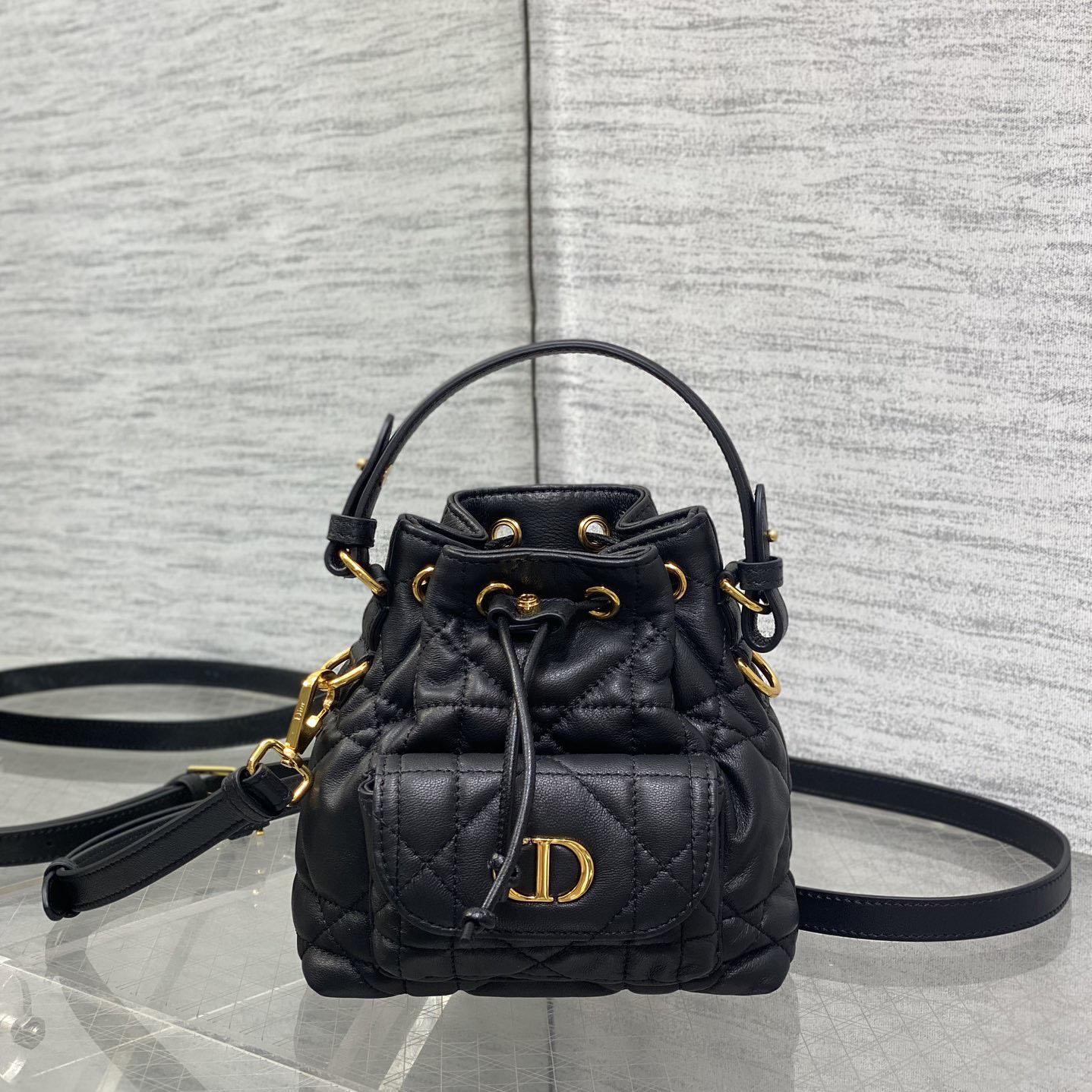 Dior Caro Nano Bucket Bag   - PerfectKickZ