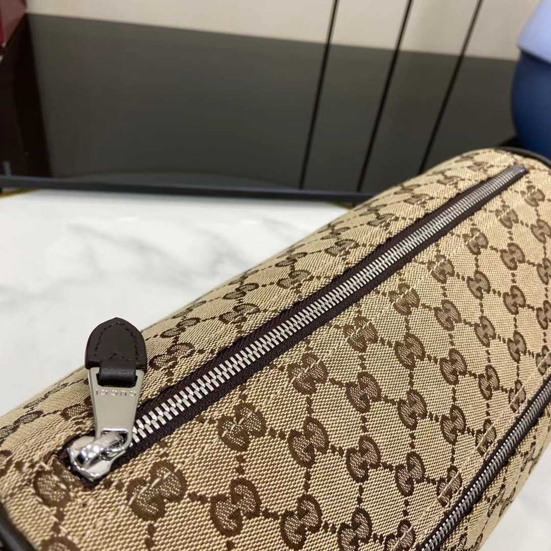 Gucci GG Canvas Small Cylinder Bag - 