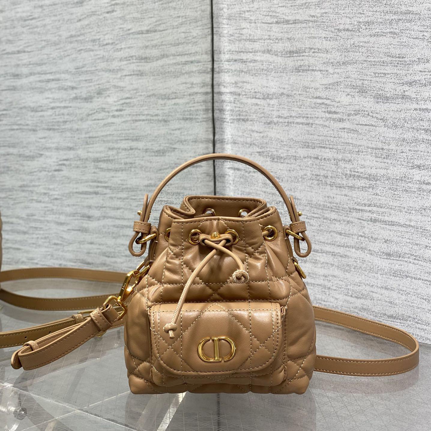 Dior Caro Nano Bucket Bag  - PerfectKickZ