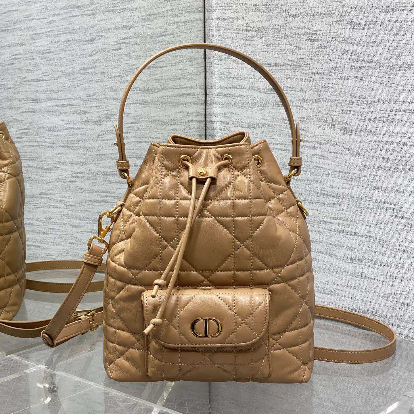 Dior Small Dior Caro Bucket Bag  - PerfectKickZ