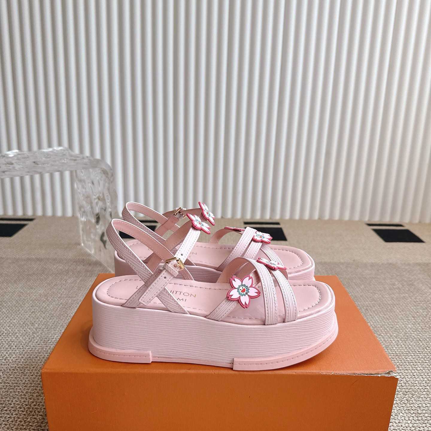 Louis Vuitton LV x TM Maya Platform Sandal  1AGWO2 - PerfectKickZ