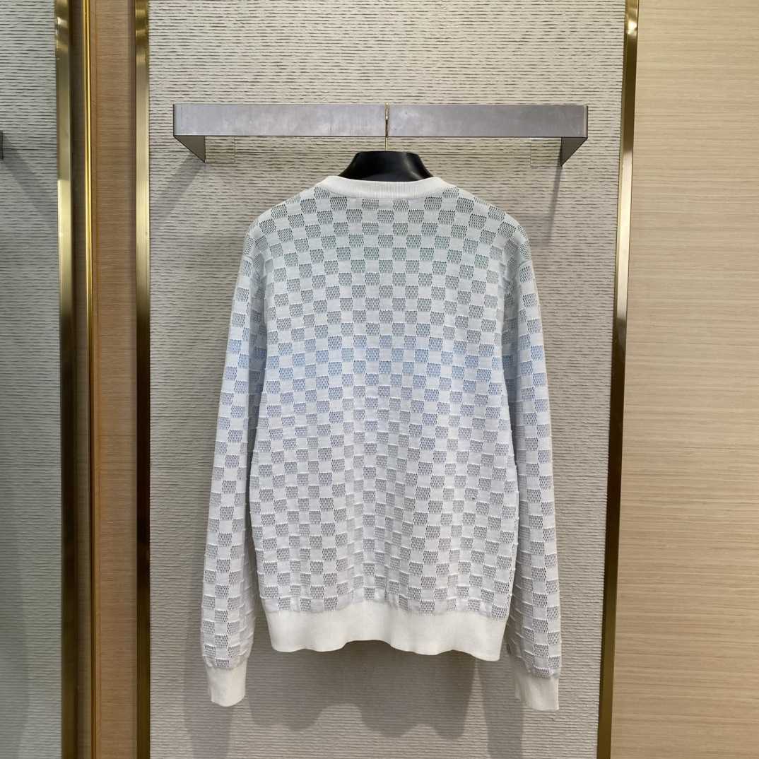 Louis Vuitton Damier Gradient Jacquard Pullover   1AGTL0 - PerfectKickZ