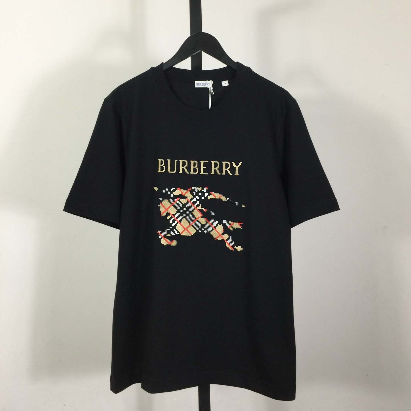 Burberry Cross Stitch EKD​ Cotton T-shirt - PerfectKickZ
