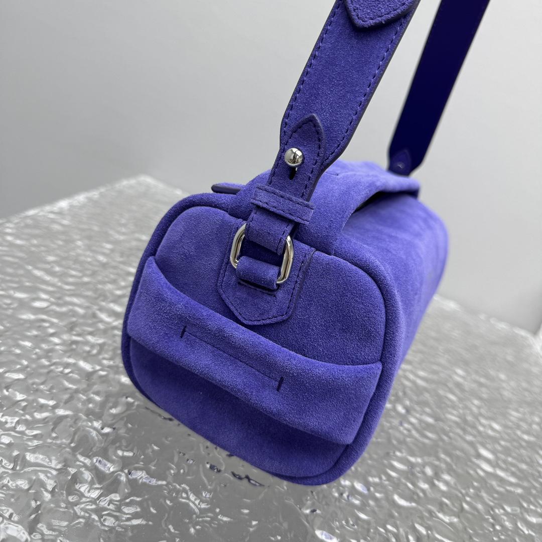 Prada Suede Shoulder Bag - PerfectKickZ