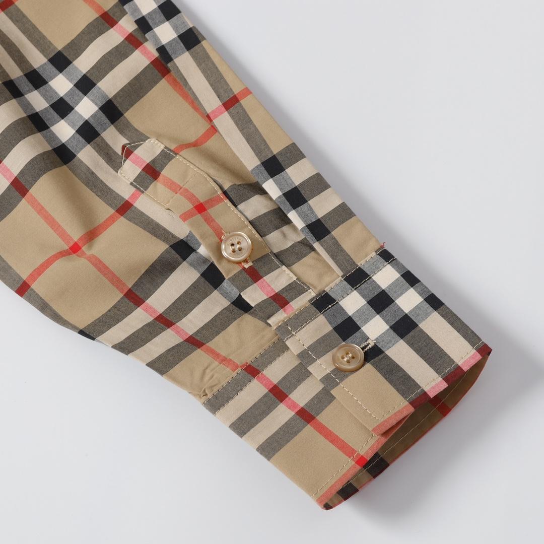 Burberry  Check Stretch Cotton Shirt - PerfectKickZ