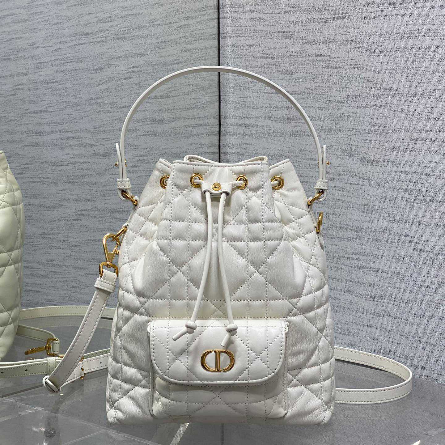 Dior Small Dior Caro Bucket Bag  - PerfectKickZ