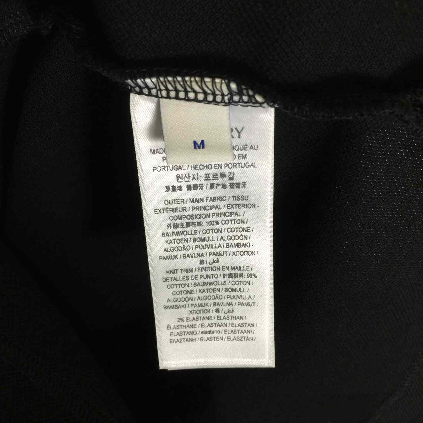 Cotton Polo Shirt In Black - PerfectKickZ