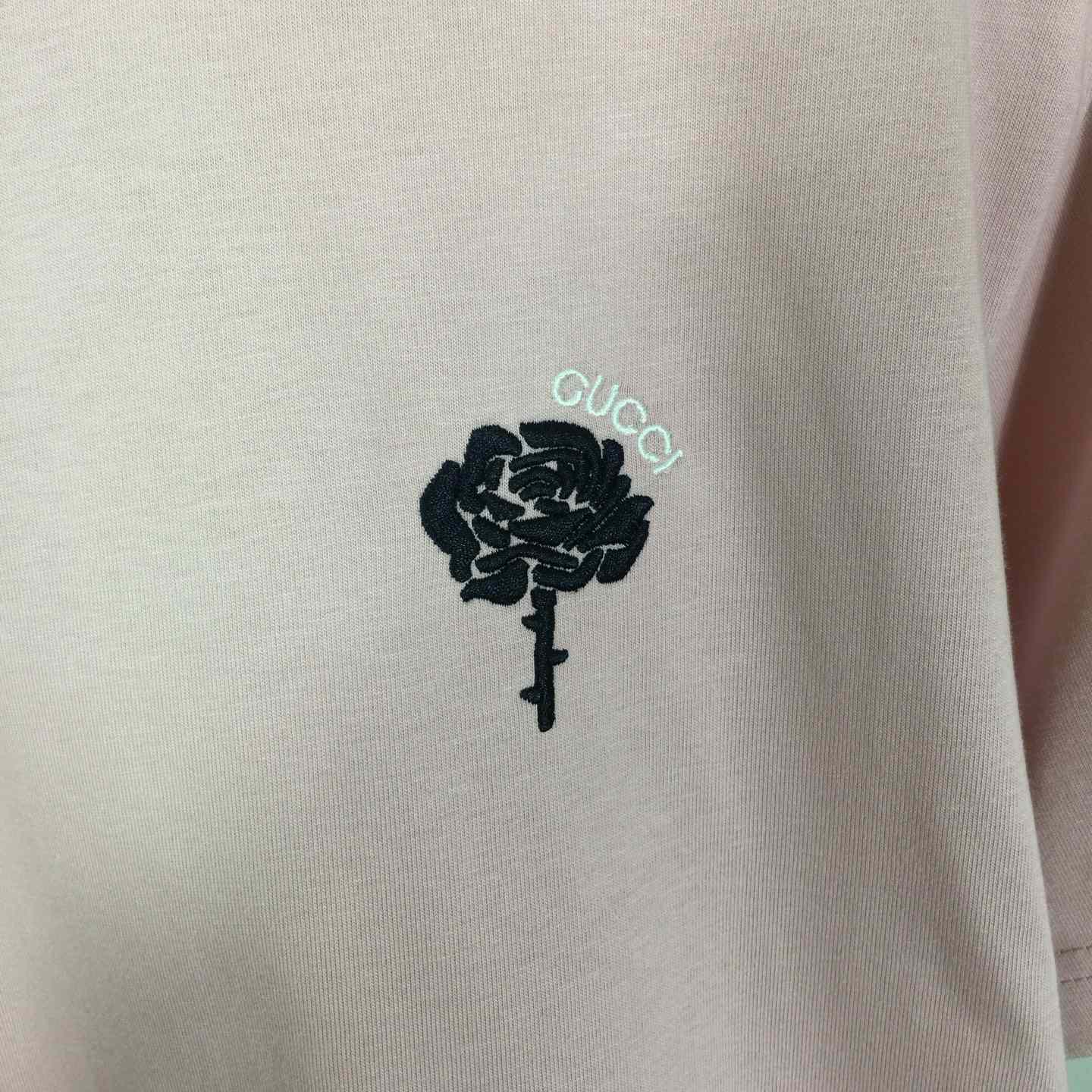 Gucci Cotton Jersey T-Shirt With Embroidery - PerfectKickZ