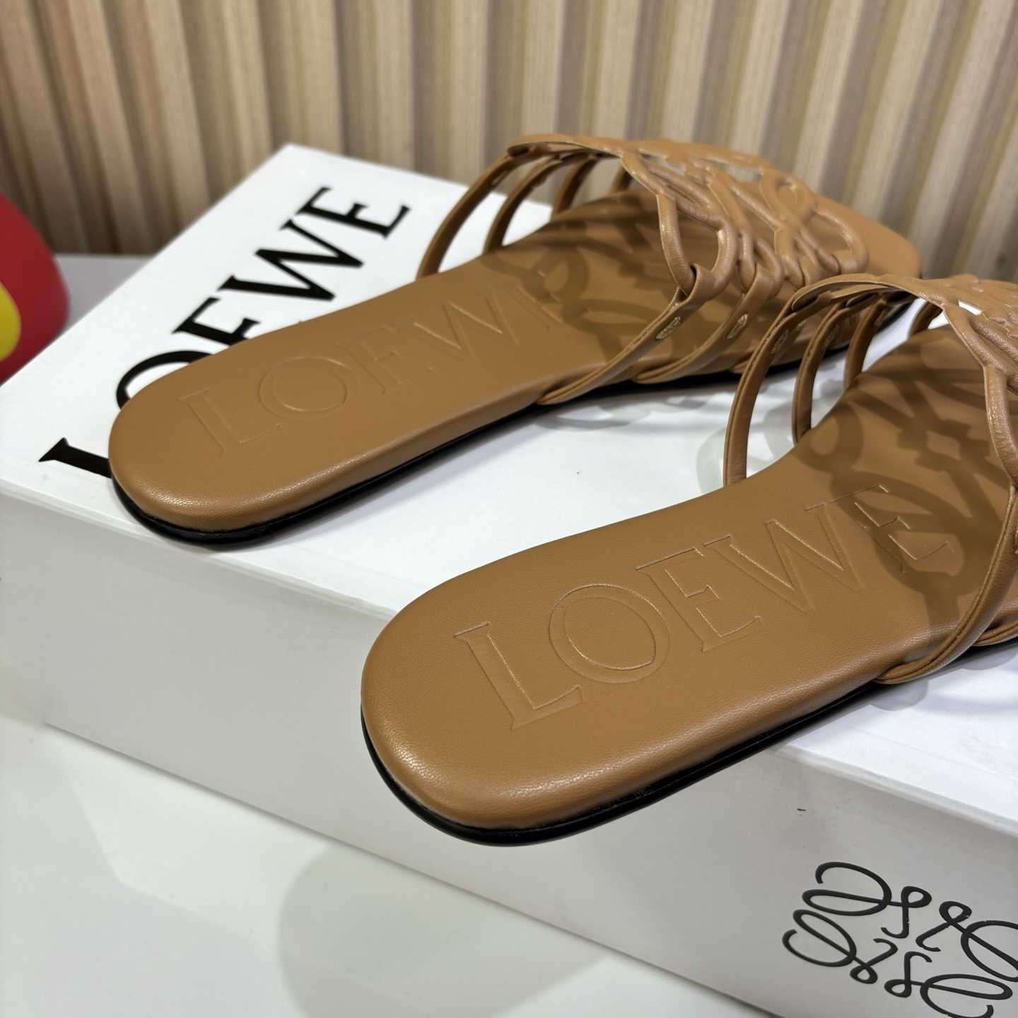 Loewe Petal Anagram Slide In Soft Calfskin - PerfectKickZ