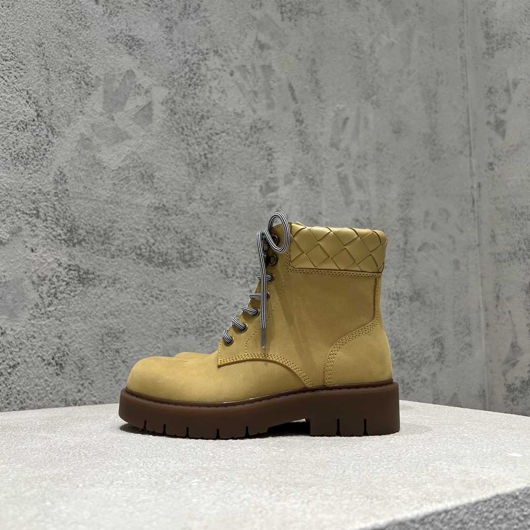 Bottega Veneta Haddock Lace-Up Ankle Boot - PerfectKickZ