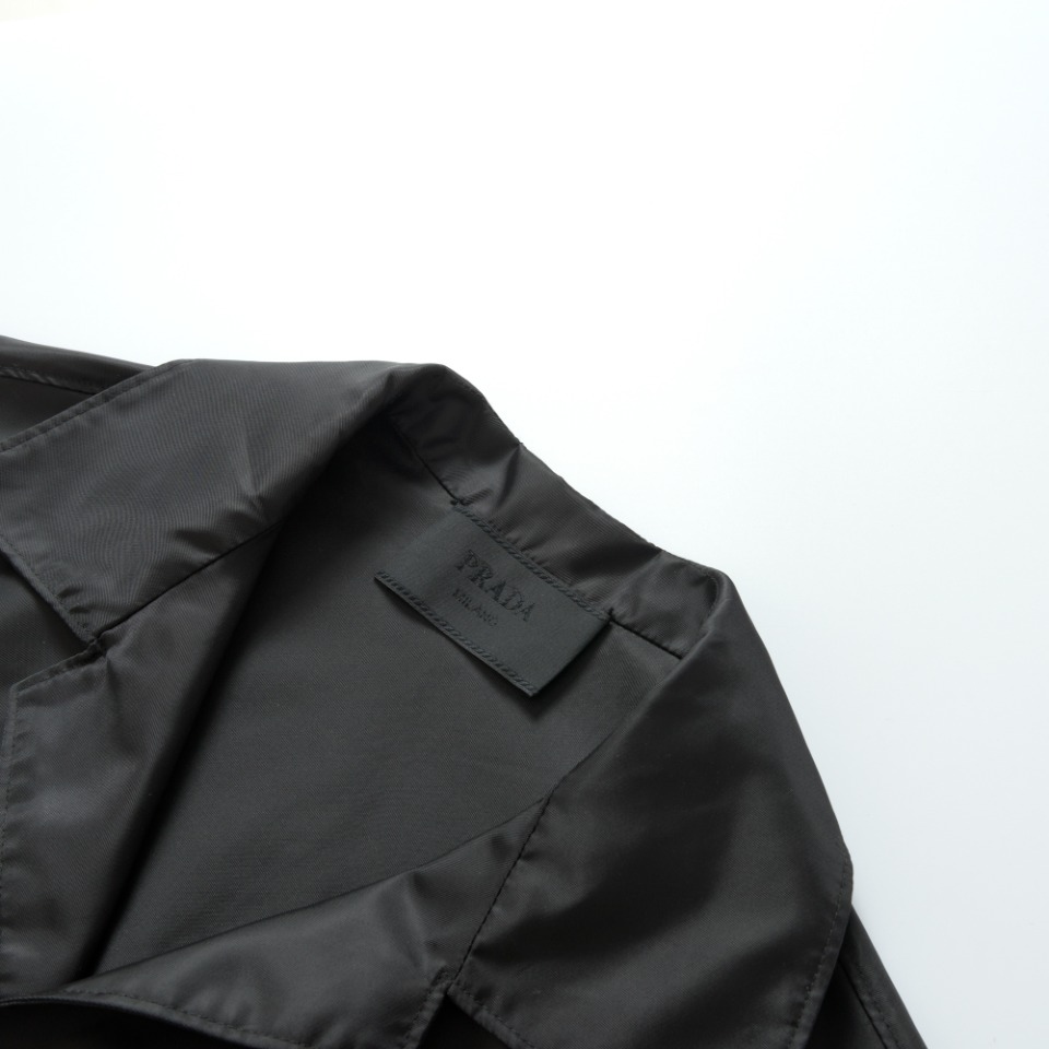 Prada Black Re-nylon Short-sleeved Shirt  - PerfectKickZ