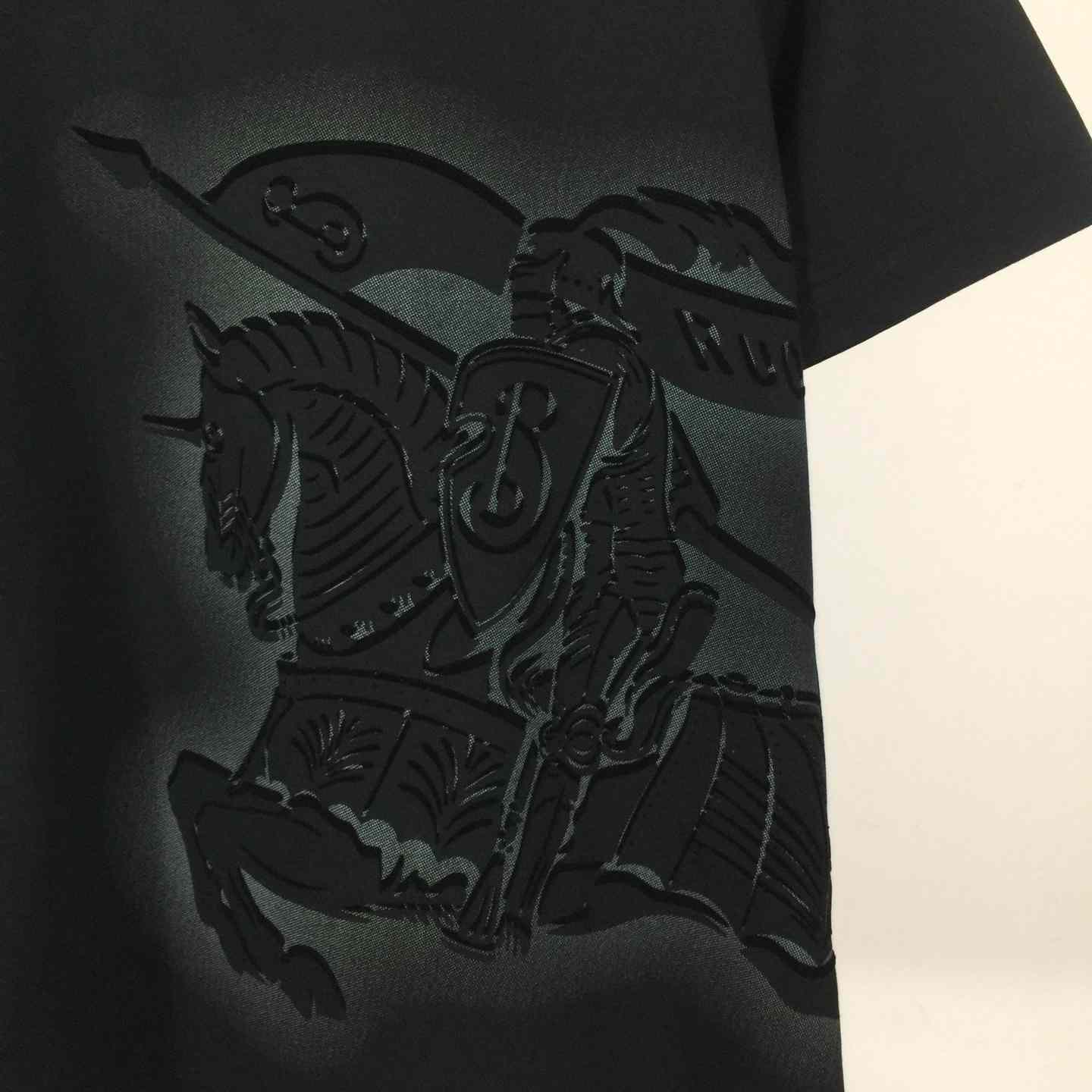 Burberry Black EKD Cotton T-shirt - PerfectKickZ